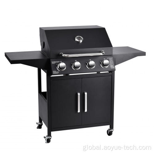 Modern Style Gas Bbq Grill 4 burners barbaque rotisserie gas grill Supplier